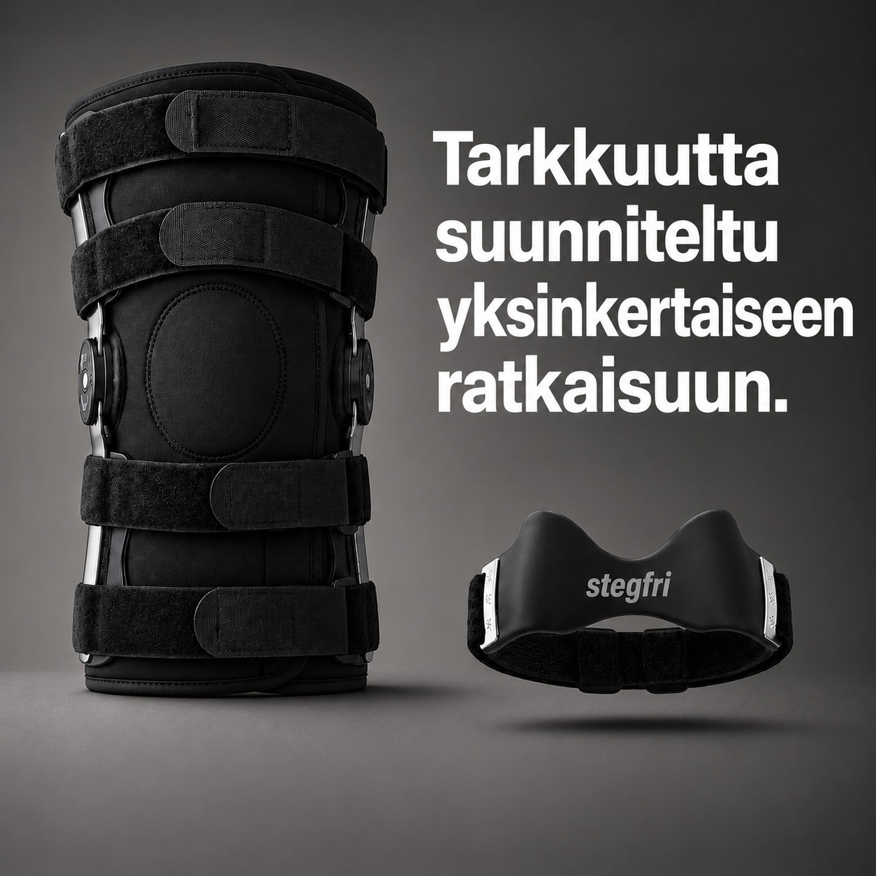 Vähemmän tukea. Enemmän tarkkuutta.